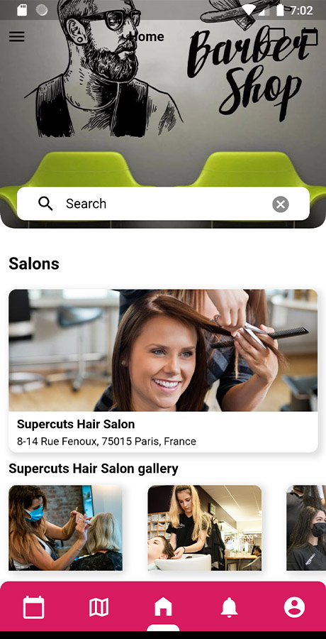 Multiple Barbershops, Salons Booking App image