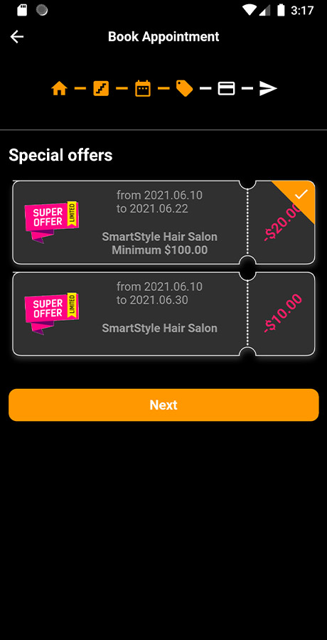 Multiple Barbershops, Salons Booking App image