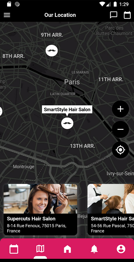 Multiple Barbershops, Salons Booking App image