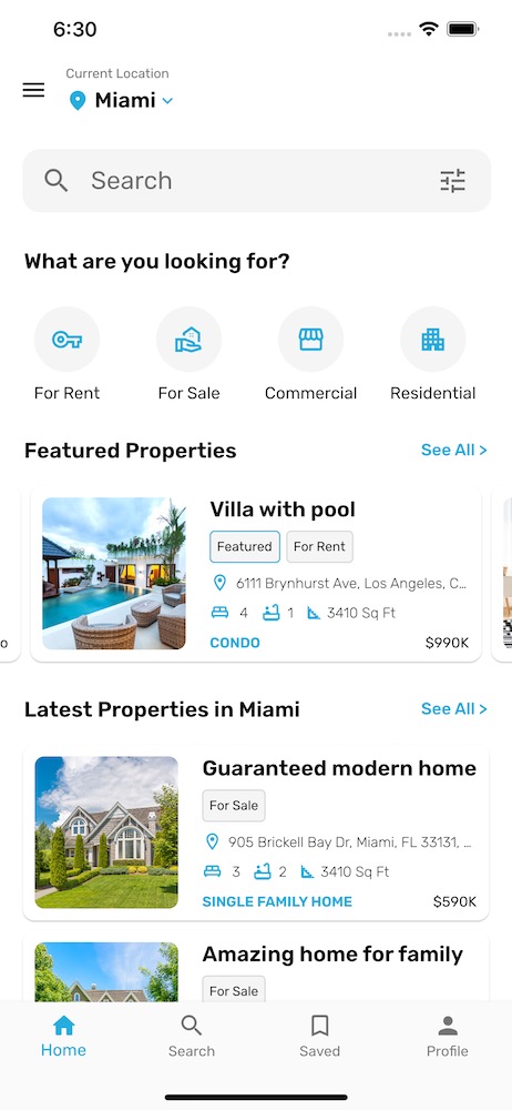 Real Estate App image