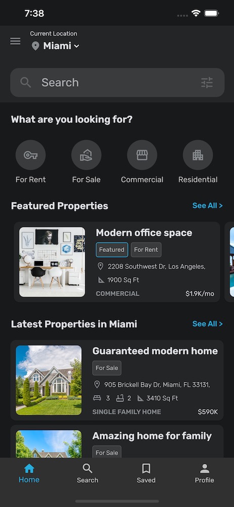Real Estate App image