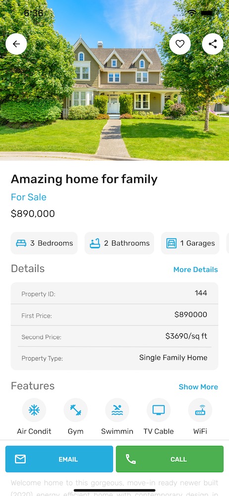 Real Estate App image