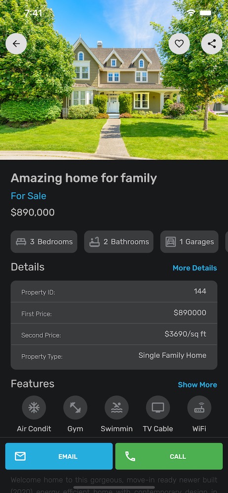 Real Estate App image