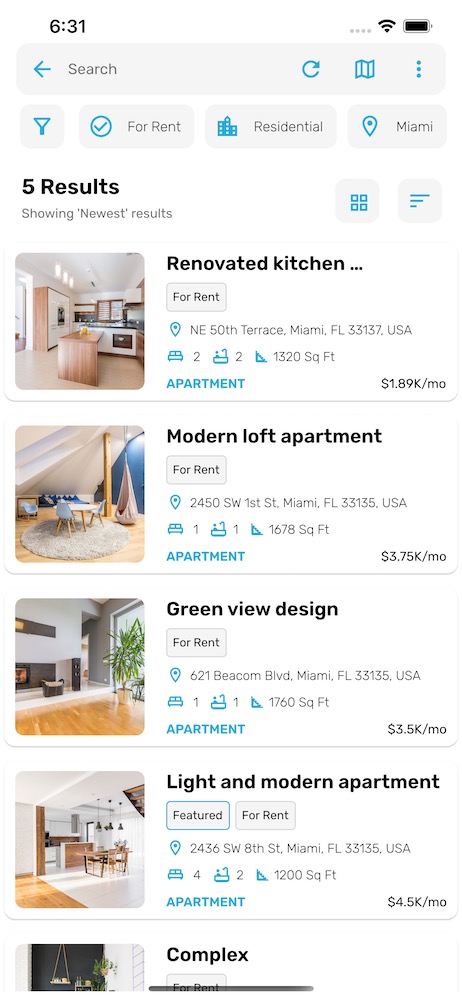 Real Estate App image