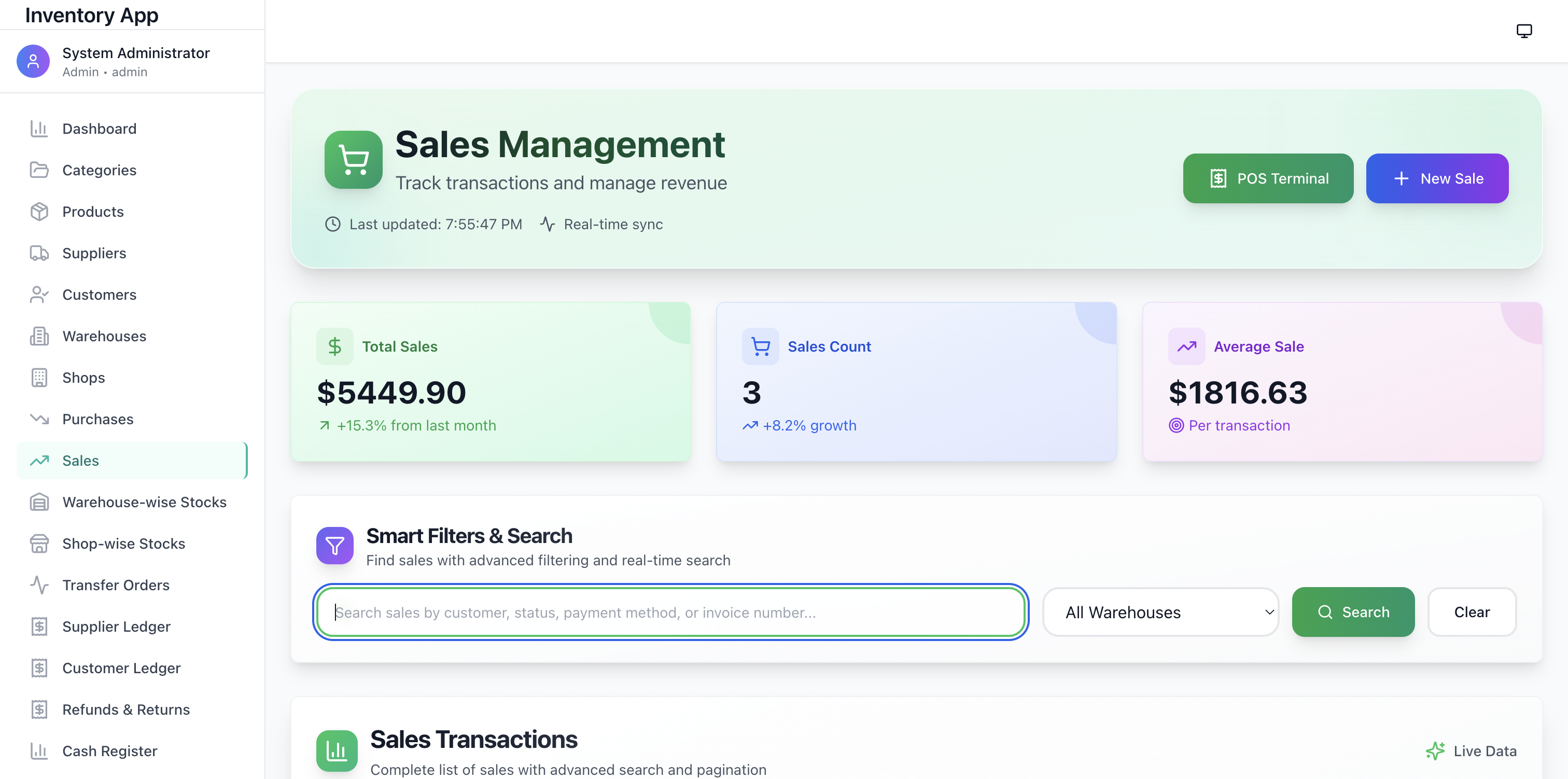 Clothing Store Point Of Sale System image