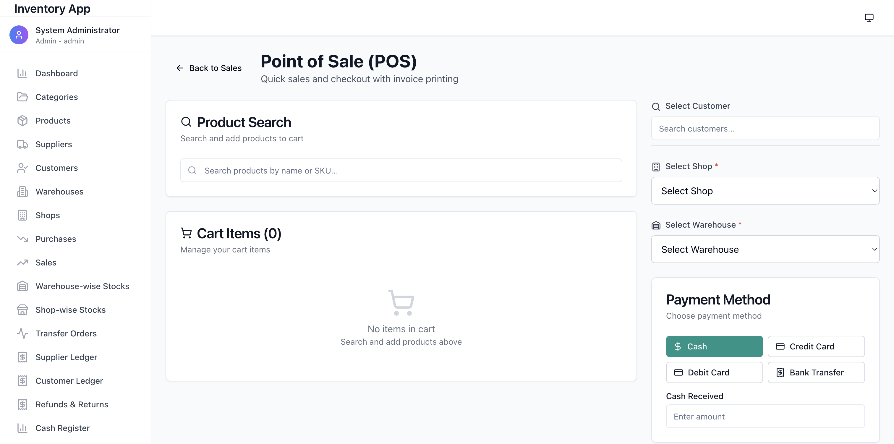 Clothing Store Point Of Sale System image