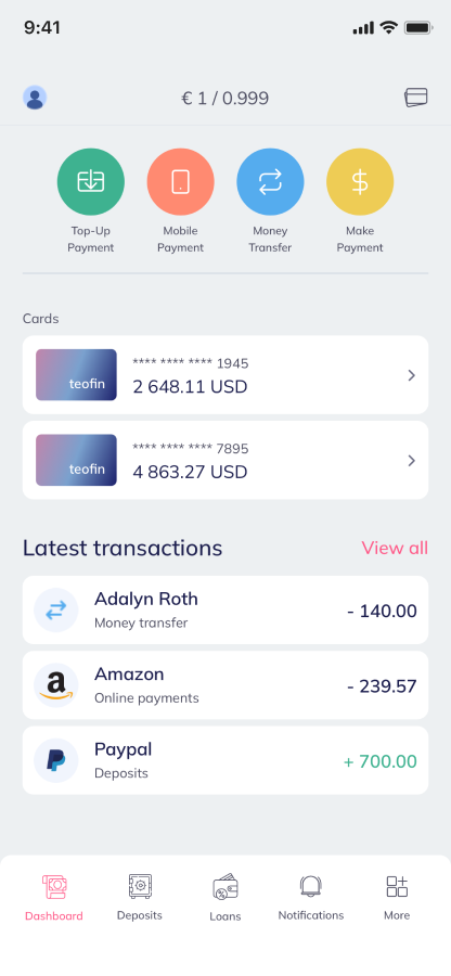 Mobile Banking App image