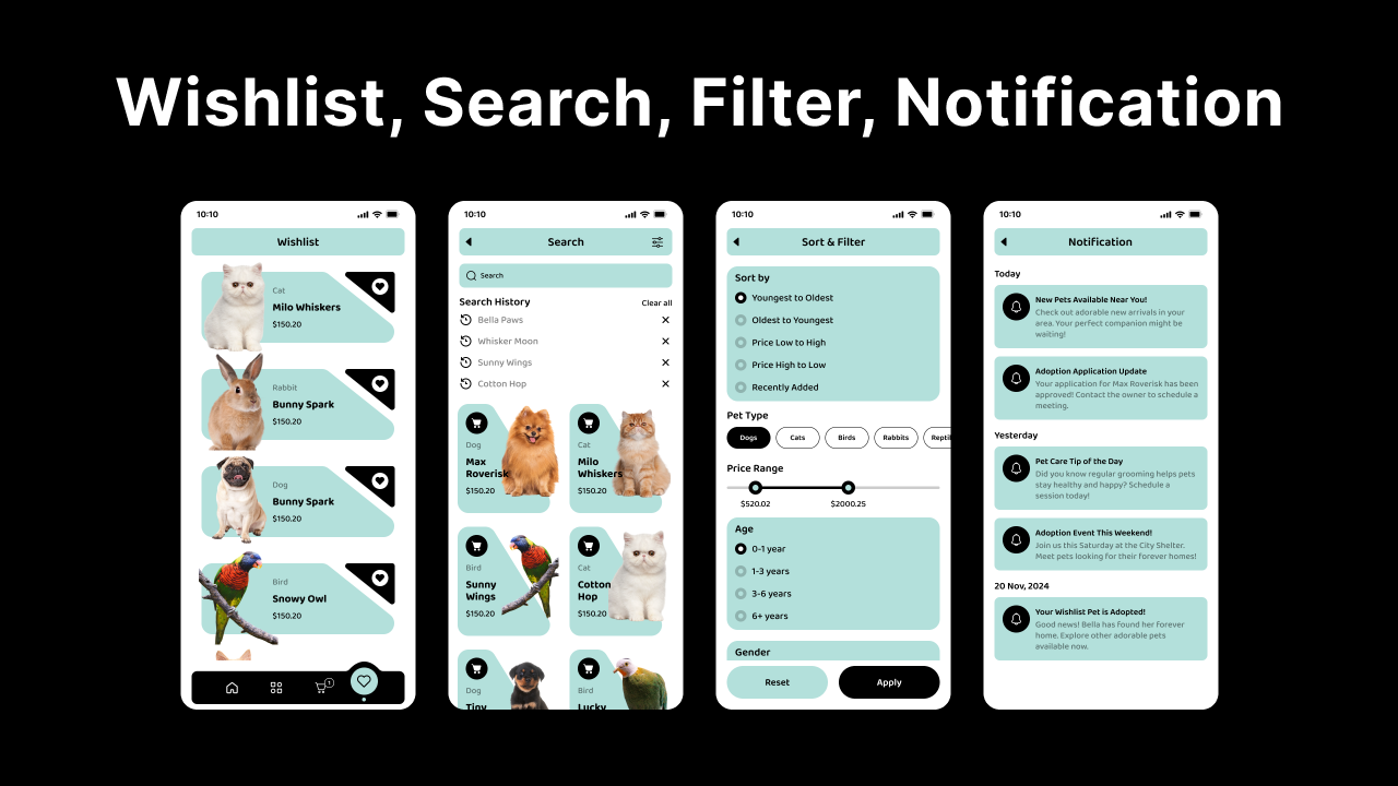 Pet Shop eCommerce Flutter Mobile App image
